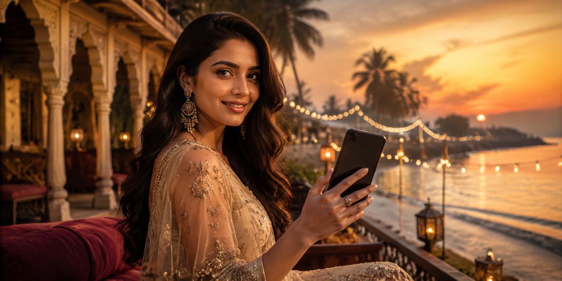 মোবাইল ক্যাসিনো খেলার দৃশ্য